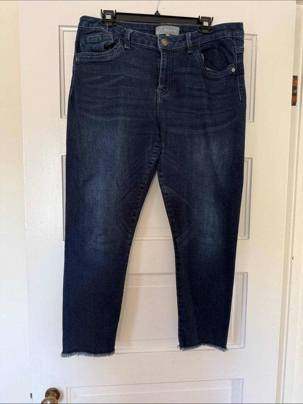 Wit & Wisdom Dark Indigo Ankle Skinny Jeans